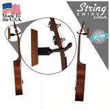 String Swing - CC01UK - Ukulele Hanger - Black Walnut