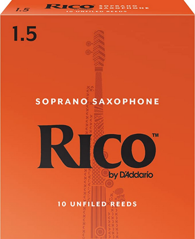 Rico Saxophone Reeds - Soprano - (1.5) Box of 10