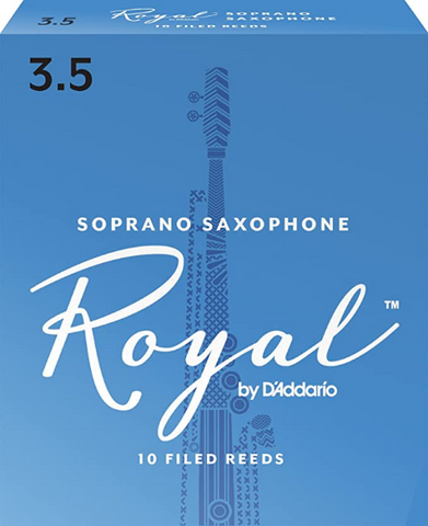 Royal Saxophone Reeds - Soprano - (3.5) Box of 10
