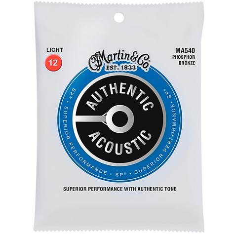 Martin - Acoustic Guitar Strings - Phosphor Bronze - MA540 - Light