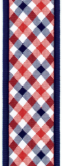 D'addario - 2.0MM - Gingham Red/Navy