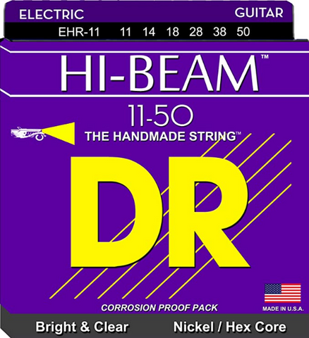 DR - Electric Guitar Strings - HI-Beam - 11-50