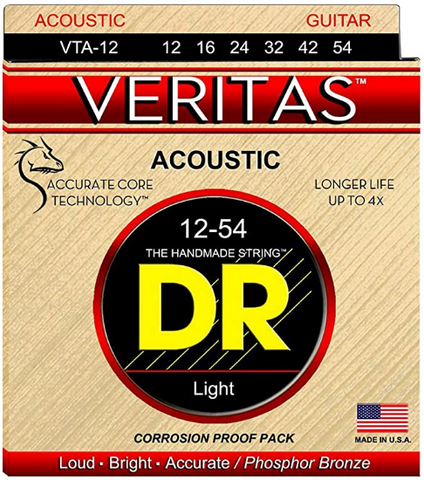 DR - VERITAS - Acoustic Light - 12-54 Strings