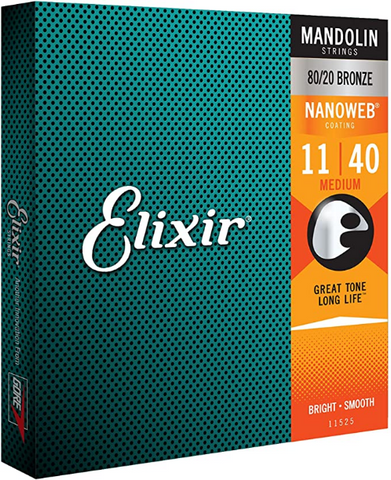 Elixir - Mandolin Strings - #11525 - Medium .011-.040