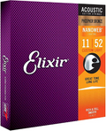 Elixir - Acoustic Guitar Strings - #16027 - Custom Light .011-.052