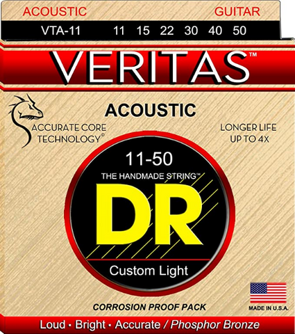 DR - VERITAS - Acoustic Light - 11-50 Strings