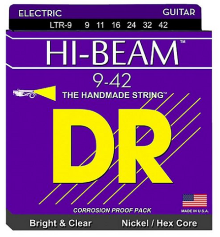 DR - Electric Guitar Strings - HI-Beam - 9-42