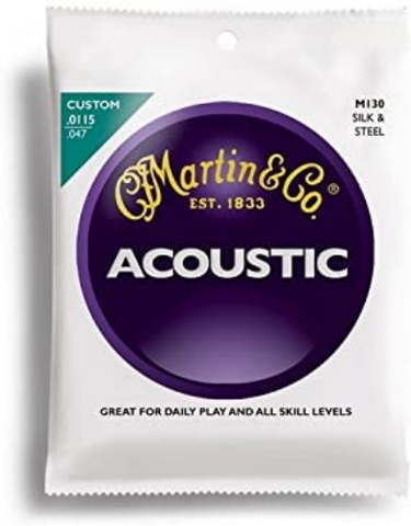 Martin - Acoustic Guitar Strings - Silk and Steel - MA130