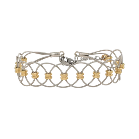Duet Bracelet - Two-Tone - Adjustable