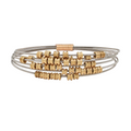 Fidget Bangle - Two-Tone - Medium