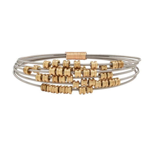Fidget Bangle - Two-Tone - Medium