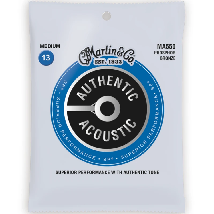 Martin - Acoustic Guitar Strings - Phosphor Bronze - MA550 - Medium