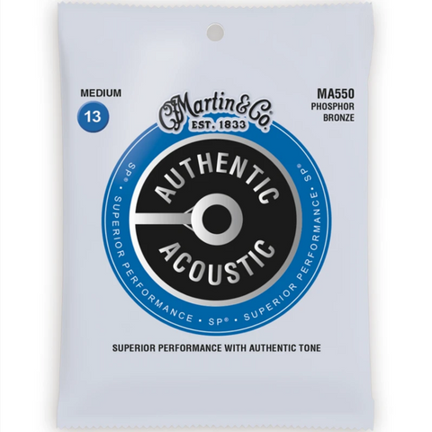 Martin - Acoustic Guitar Strings - Phosphor Bronze - MA550 - Medium