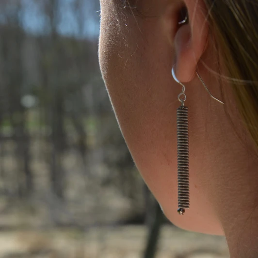 Wound Up Dangle Earring - Small