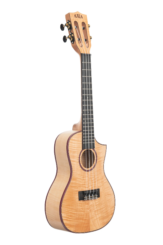 Kala - KA-ASFM-C-C - Solid Flame Maple - Concert w/ Cutaway