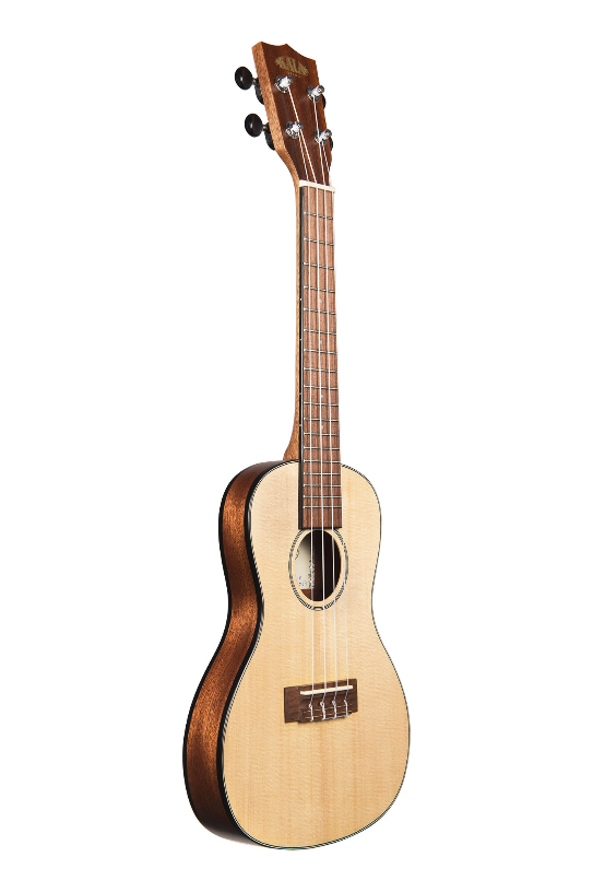 Kala - KA-SSTU-C - Solid Spruce Travel Concert Ukulele