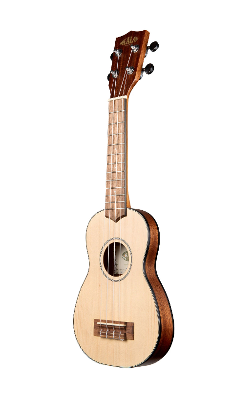 Kala - KA-SSTU-S - Solid Spruce Travel Soprano Ukulele