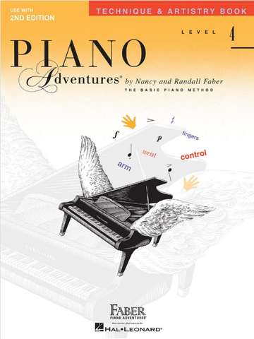 F & F - Piano Adventures - Technique & Artistry Book - Level 4