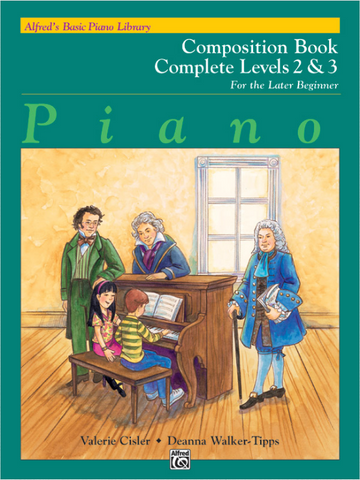 Alfred's - Basic Piano Library - Composition Book - Complete 2 & 3