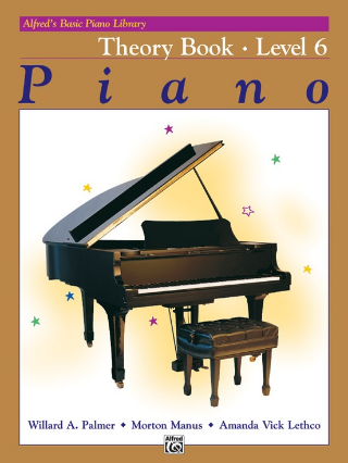 Alfred's - Basic Piano Library - Theory Book - Level 6 (Book)