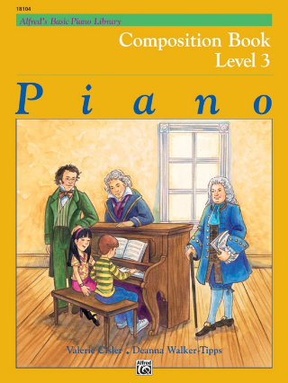 Alfred's - Basic Piano Library - Composition Book - Level 3 (Book)