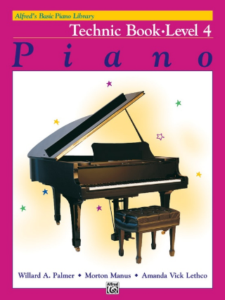 Alfred's - Basic Piano Course - Technic Book 4