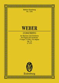Weber Concerto for Bassoon and Orchestra  Eulenburg Ed.