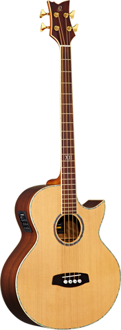 Ortega - D2-4 - Acoustic Bass - 4 String - Deep Series 2 Natural Cedar - W/ Gigbag