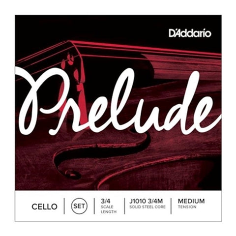 D'Addario - Prelude Cello String Set - J1010 3/4M