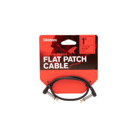 D'addario - Flat Patch Cable - 1 ft