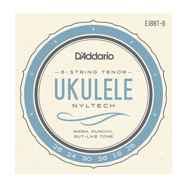 D'Addario - Ukulele - Nyltech Tenor Strings - EJ88T