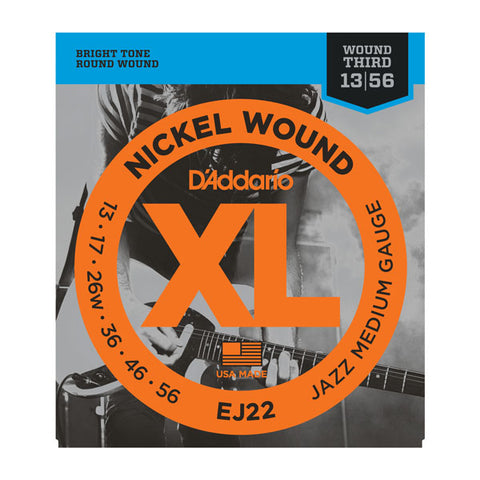 D'Addario- Electric Guitar Strings #EJ22 Jazz Medium