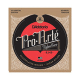D'Addario- Classical Acoustic Guitar Strings "Pro-Arte'" #EJ45 - Silverplated - Normal Tension