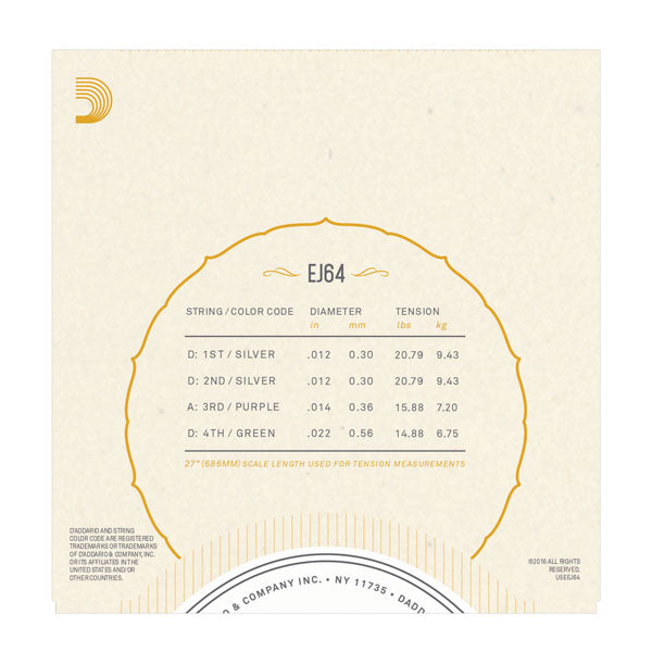 D'Addario - Dulcimer Strings - EJ64