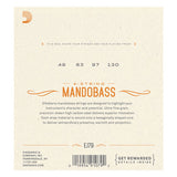 D'Addario - EJ79 - Medium - Copper Mando-Bass Strings