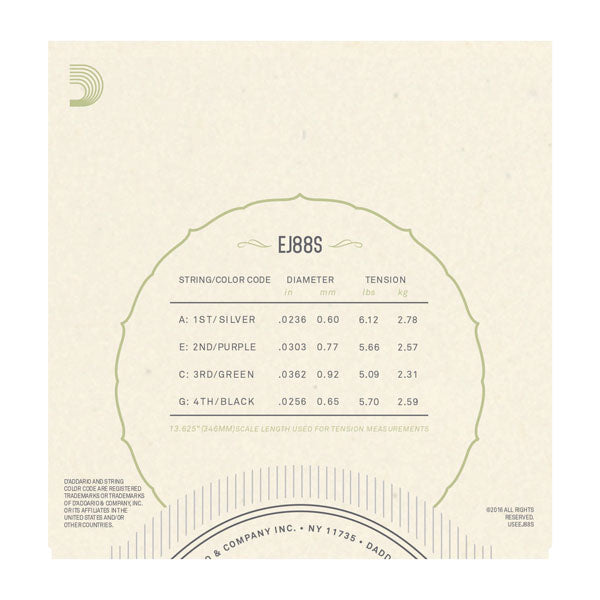 D'Addario - Nyltech Soprano Uke Strings - EJ88S