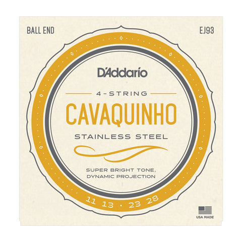 D'Addario - Cavaquinho (4 String) Stainless Steel - EJ93