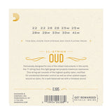 D'Addario - OUD Strings  - Tie End - 11 Strings - EJ95