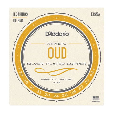 D'Addario - Arabic OUD Strings  - Tie End - 11 Strings - EJ95A
