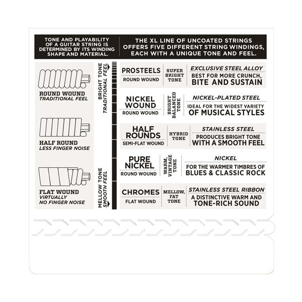 D'Addario- Electric Guitar Strings #EXL110 - Round Wound - Regular/Light