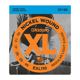 D'Addario- Electric Guitar Strings #EXL110 - Round Wound - Regular/Light
