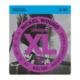 D'Addario- Electric Guitar Strings #EXL120 - Round Wound - Super Light