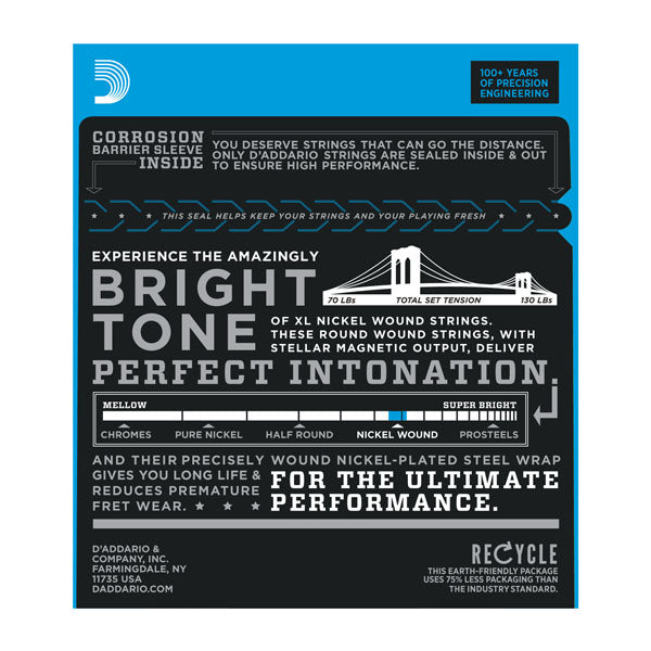 D'Addario- Electric Guitar Strings #EXL150 - Nickel Wound Electric Light