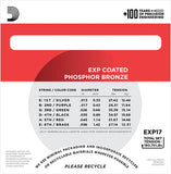 D'addario - EXP17 - Medium Coated Acoustic Phospher Bronze