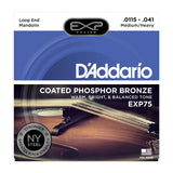 D'Addario - EXP75 - Medium/Heavy - Coated Mandolin Strings