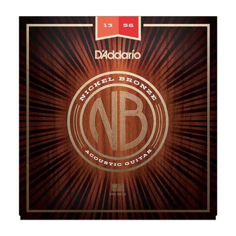 D'addario Nickel Bronze Wound Acoustic Mediums - 13-56