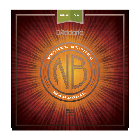 D'addario - NBM11541- Nickel Bronze Wound Mandolin Heavys - 11.5-41