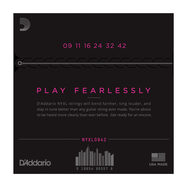 D'Addario- Electric Guitar Strings #NYXL0942 - Nickel Plate - Extra Light Gauge