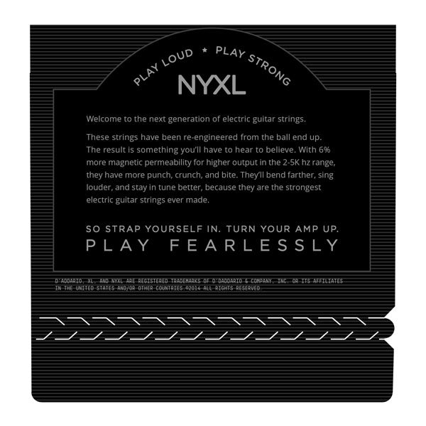 D'Addario- Electric Guitar Strings #NYXL0942 - Nickel Plate - Extra Light Gauge
