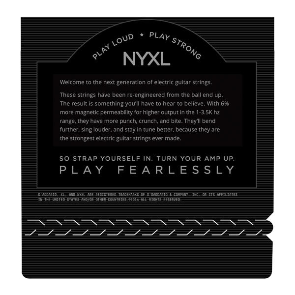 D'Addario- Electric Guitar Strings #NYXL1046BT - Nickel Plate - Light Gauge - Balanced Tension